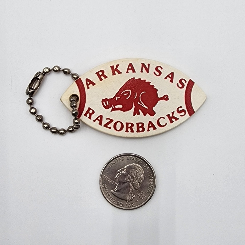 Vintage Lot Of 3 Arkansas Razorbacks Football Keychains‎ 1 Springdale Bulldogs - Picture 6 of 9
